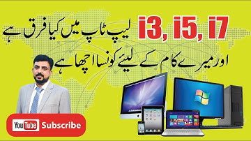 i3 i5 i7 difference Explained - core™ i5 v/s core™ i3 | what is the difference? ( in urdu/hindi )