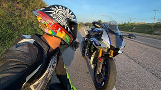 ACELEREI A YAMAHA R1 2016 PELA PRIMEIRA VEZ
