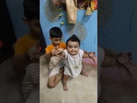 Mera first mini vlog #bhaiya pranam karna sikha Raha Hai bahana ko 🙏🏻🙏🏻🙏🏻🤣