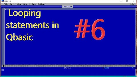 LOOP statements on Qbasic QB64 ft. GOTO STATEMENT, FOR STATEMENT
