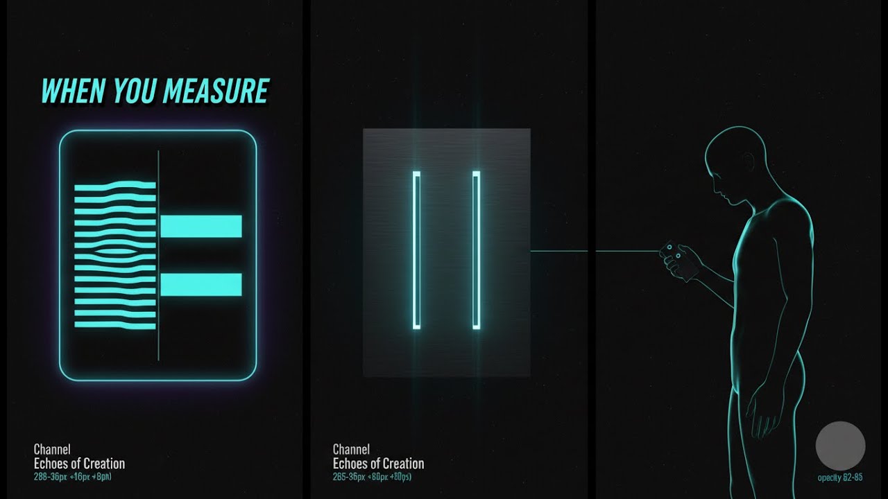 ПРИ ИЗМЕРЕ | Эксперимент с двойной щелью: почему измерение меняет то, что вы видите?