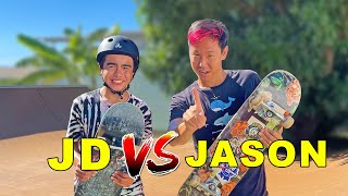 JD SANCHEZ VS JASON PARK - MINI RAMP GAME OF SKATE