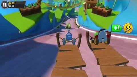 Angry Birds Go! Walkthrough  Gameplay - Seedway Track 2/Fruit Splat for Android/IOS:iPad/iPhone/iPod