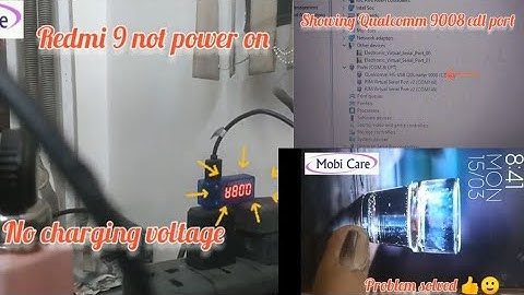mi 9, mi 9 power poco M3 dead solution, showing Qualcomm 9008 port only