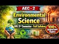 AEC-2 syllabus Environmental science UG 2nd semester