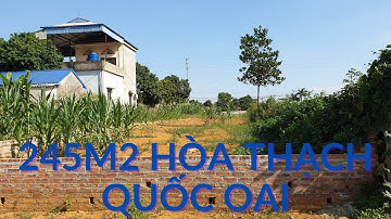 245m2 Hòa Thạch, Quốc Oai, Hà Nội || Đất Nền Hòa Lạc ||