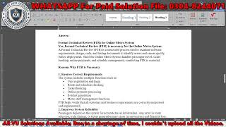 CS605 Assignment 2 Solution Spring 2026 , CS605 Assignment 2 Solution 2026 #CS605 #vuassignments