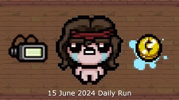 The Binding of Isaac Daily Run 15 June 2024