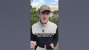 How I get high-detail offline hiking maps on my phone for free #shorts #hiking #outdoors