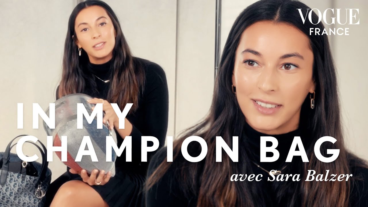 JO 2024 : L'escrimeuse Sara Balzer révèle le contenu de son sac avant les JO 2024 | Vogue France