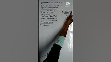 How to find HCF by Euclid Division Algorithm l #Shorts