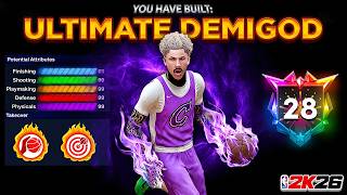 *NEW* 6'8 "ULTIMATE DEMIGOD" BUILD in NBA 2K26 - BEST SMALL FORWARD BUILD 2K26