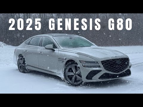 A Snowy Walk-Around | 2025 Genesis G80 3.5T Sport Prestige
