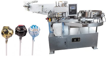 Lollipop bunch wrapping machine testing video-BBJ