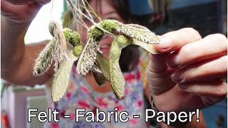 Winter Garland Tutorial: Making Realistic Sycamore Seeds
