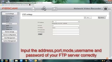 How to set FTP on your NVR on website