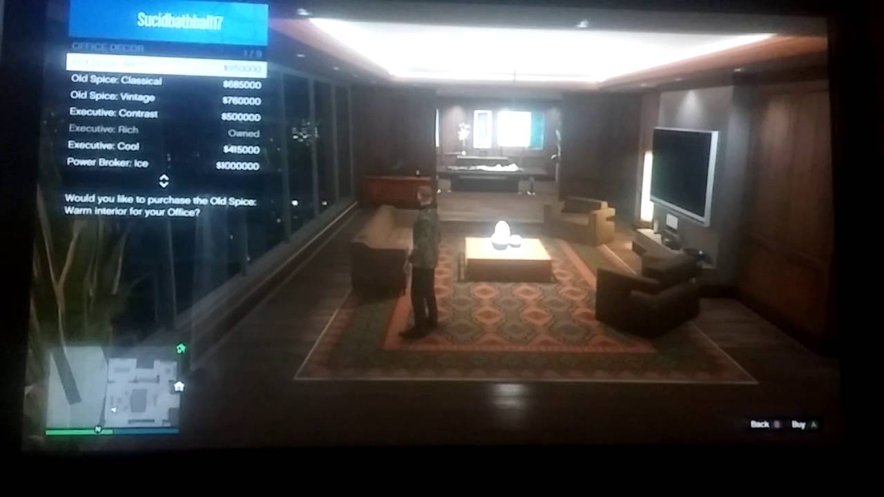 Gta 5 get any office interior for free (NOT PATCHED) YouTube