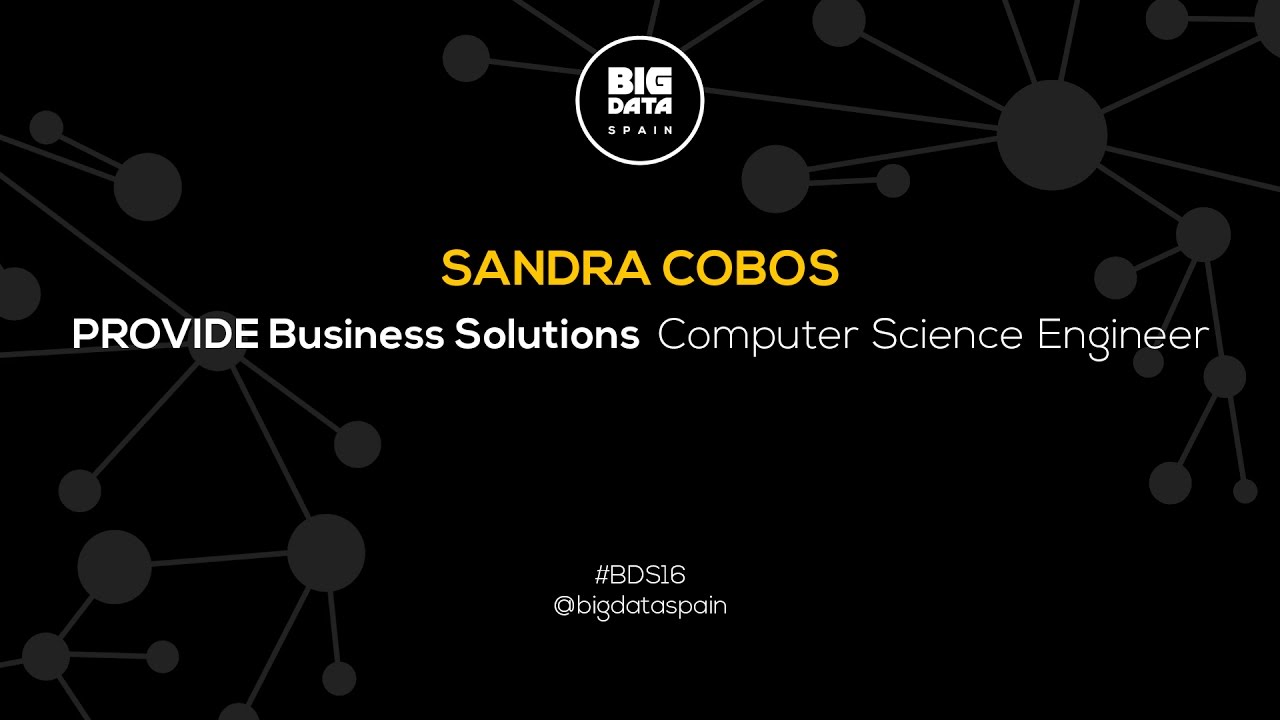 Interview to Sandra Cobos at Big Data Spain 2016 big data in healthcare