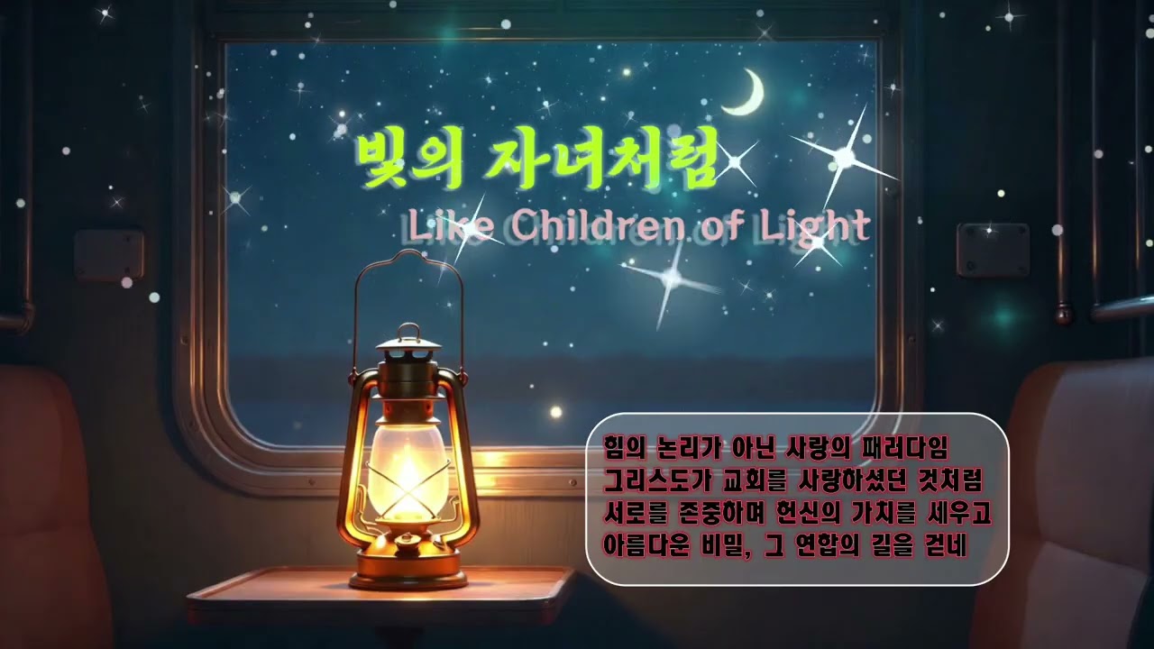 [CCM/Lo-fi] 빛의 자녀처럼 (Ephesians 5) | 바쁜 일상 속 진짜 나를 찾는 '빛생' 프로젝트 🚂✨