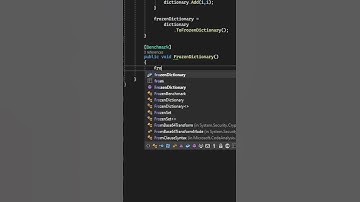 C# Performance Optimization : FrozenDictionary Benchmark  #csharp #programming #dotnet #code
