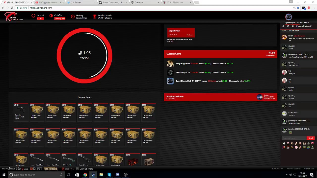 CSGO Gambling Live HIGH TIER GA