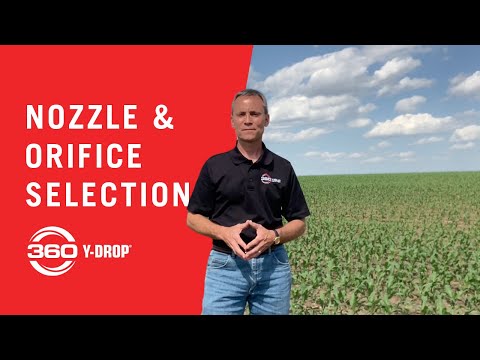 Nozzle & Orifice Selection
