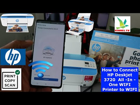 Video: Bagaimana cara menghubungkan printer HP 3720 saya ke WiFi saya?