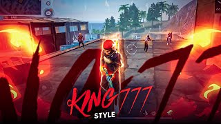 KING 777 STYLE🔥||1 VS 4 GAMEPLAY🤯||@NonstopGaming_