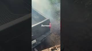 Burnouts on the boat ramp.