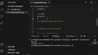 3- expressions and operators in python