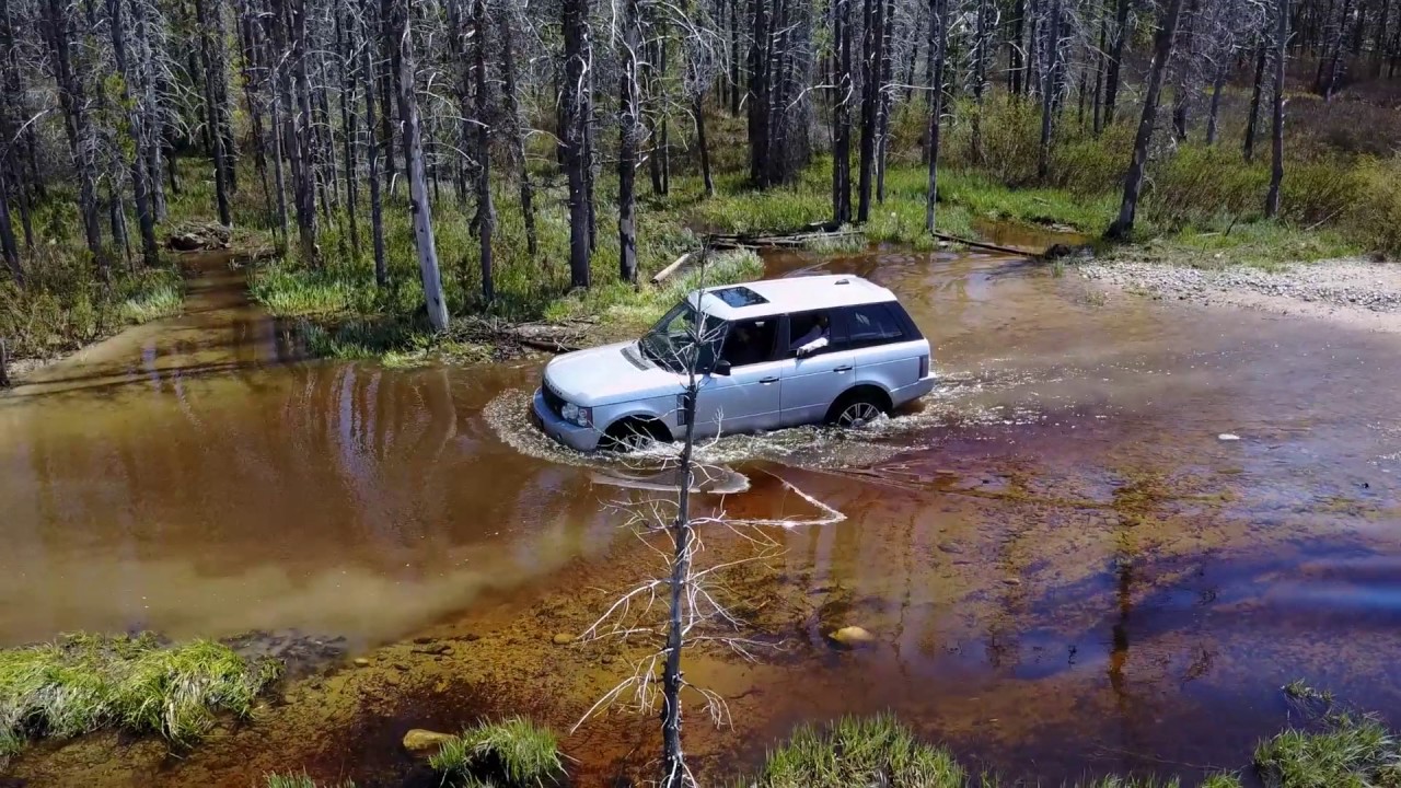 Range Rover Wading - Drone (DJI Mavic Pro) - YouTube