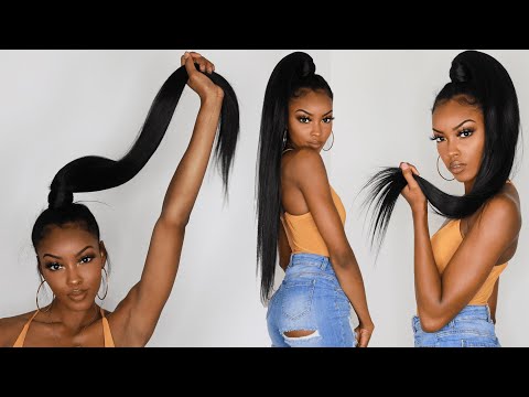 easy,-affordable-wrap-ponytail-|-ponypro-try-on-haul