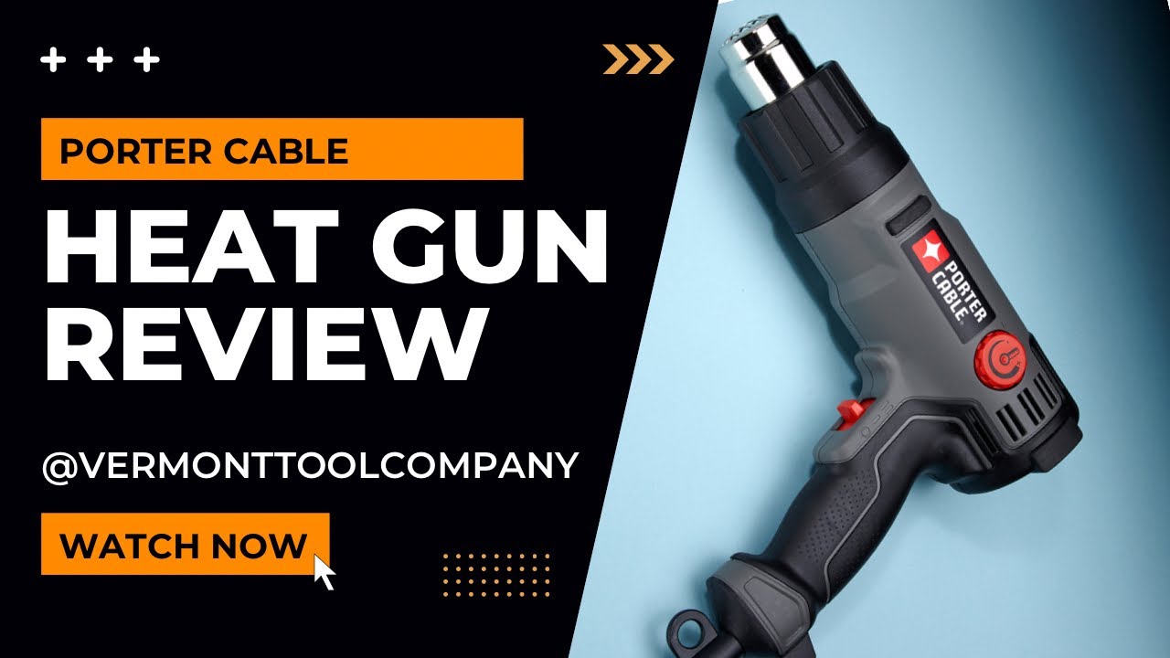 PORTER CABLE PC1500HG 1500W Heat Gun Vermont Tool Company YouTube