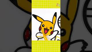 Pikachu Art, Pokemon Coloring, Jelly Painting