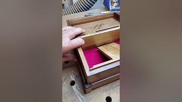Secret compartment jewellery box inspired by (Dustin Penner) Link in description