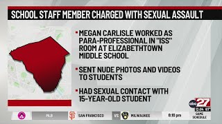 Lancaster County school employee charged for alleged explicit pictures, contact with student