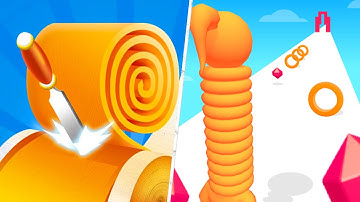 Satisfying Mobile Games 2023 - Spiral Roll, Long Neck Run, Roof Rails, Ball Run 2048, Juice Run...