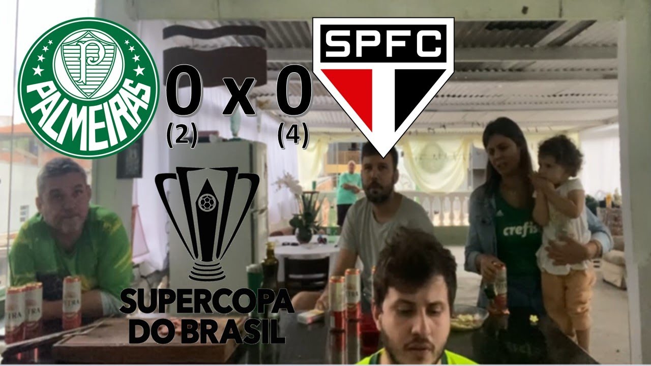 REACT - PÊNALTIS PALMEIRAS x SÃO PAULO | SUPERCOPA DO BRASIL - YouTube
