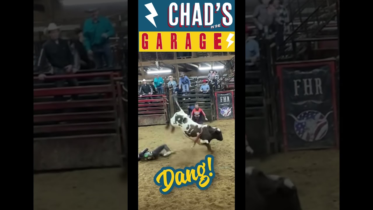 Insane Bull Mishap on CHAD'sGARAGE  