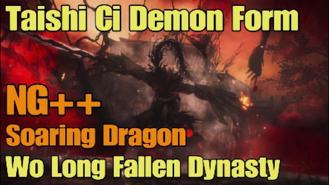 Wo Long Fallen Dynasty - Taishi Ci Demon Form Soaring Dragon NG++