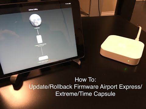 How To Update/Rollback Firmware On Airport Express/Extreme/Time Capsule Using IOS