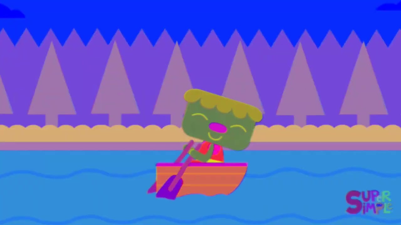 A Peaceful Row on the River 🚣 ✨ Super Simple Songs | Sponsored by Preview 2 Effects 