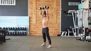 Dual Dumbbell Snatch from Floor