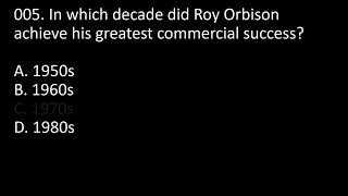 Roy Orbison Quiz Question05