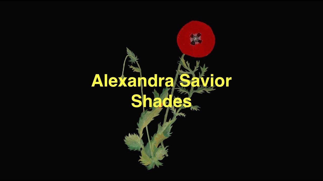 Alexandra Savior Shades [Lyric Video] YouTube