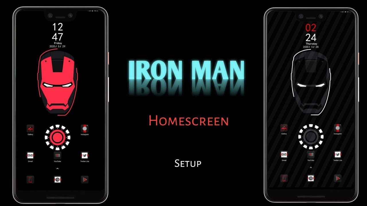 Miui 11 Iron Man Homescreen Setup