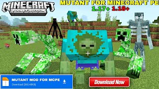MUTANT MOBS MOD FOR MINECRAFT PE | How To Download MUTANT MOD in minecraft pe | minecraft pe mods screenshot 3