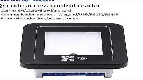 DC 12V RFID Embedded Barcode 2D QR Code Reader Access Control Reader Wegand USB RS232 RS48