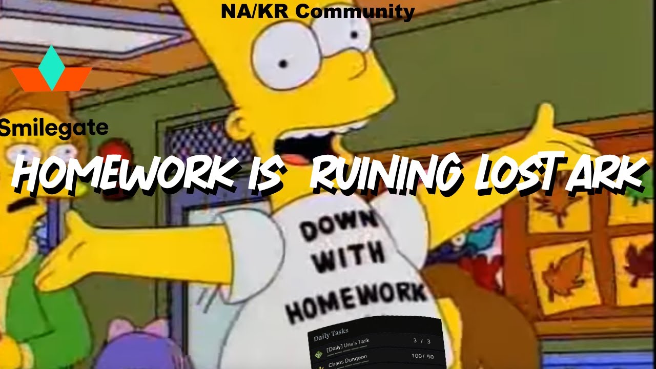 The Lost Ark Community is fed up with homework