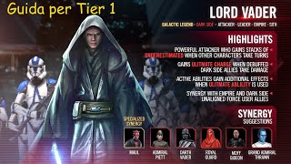 SWGOH Lord Vader Tier 1 (ITA) screenshot 2